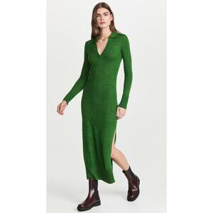 Staud Emerald Knit Crown Dress